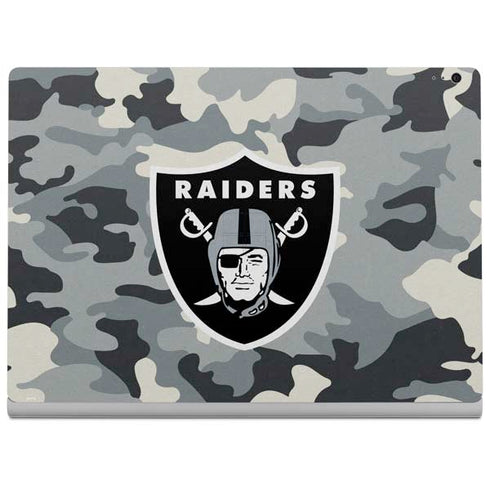 NFL Las Vegas Raiders Camo Surface Book 2 13.5in Skin